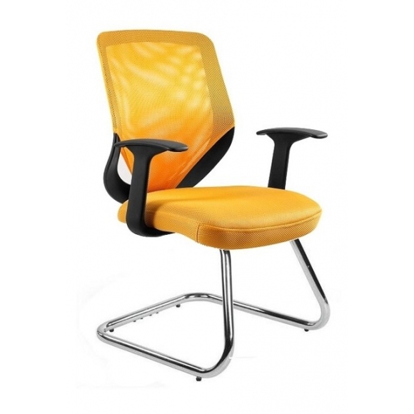 MOBI SKID krzesło konferencyjne żółte